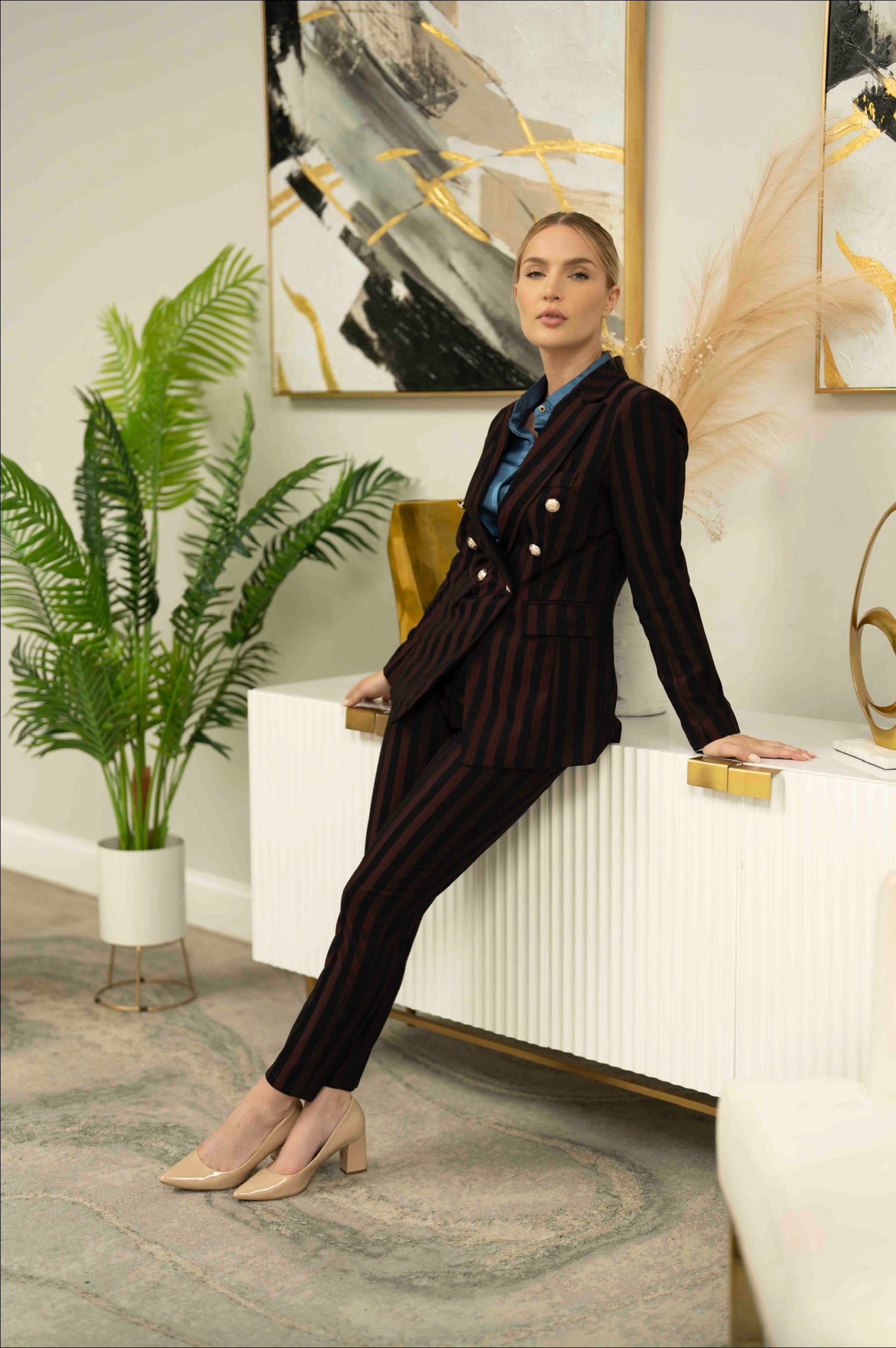 Corporate Chic Suit - Belle Distinguèe