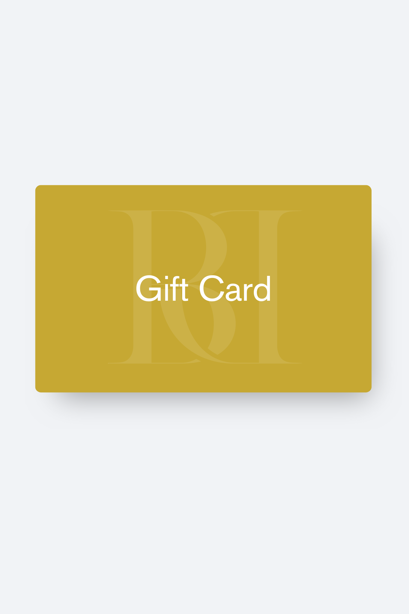Belle Distinguee Gift Card