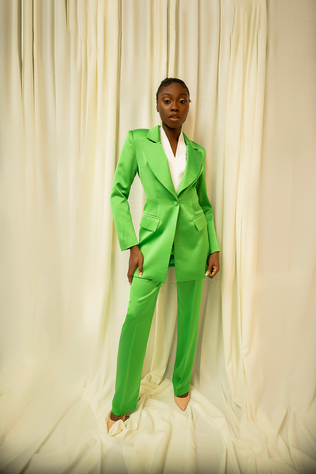 Sophisticated Suit - Green - Belle Distinguèe