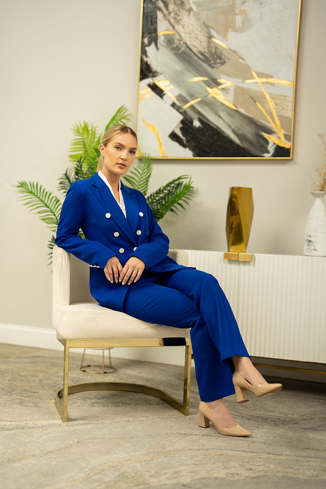 Blue You Away Suit - Belle Distinguèe