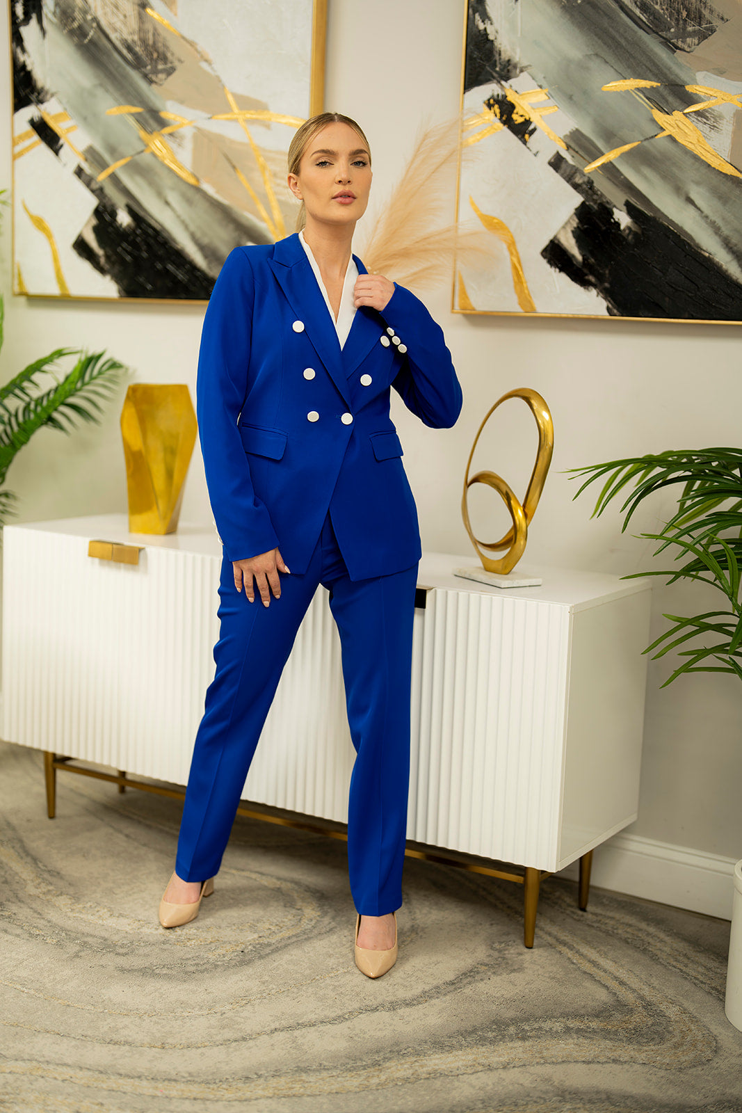 Blue You Away Suit - Belle Distinguèe