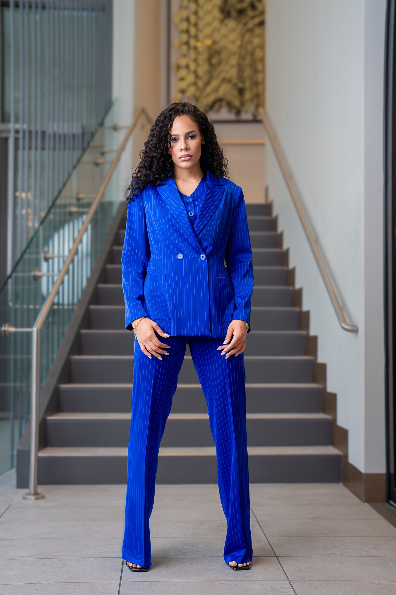 Executive Edge 3 Piece Suit - Belle Distinguèe