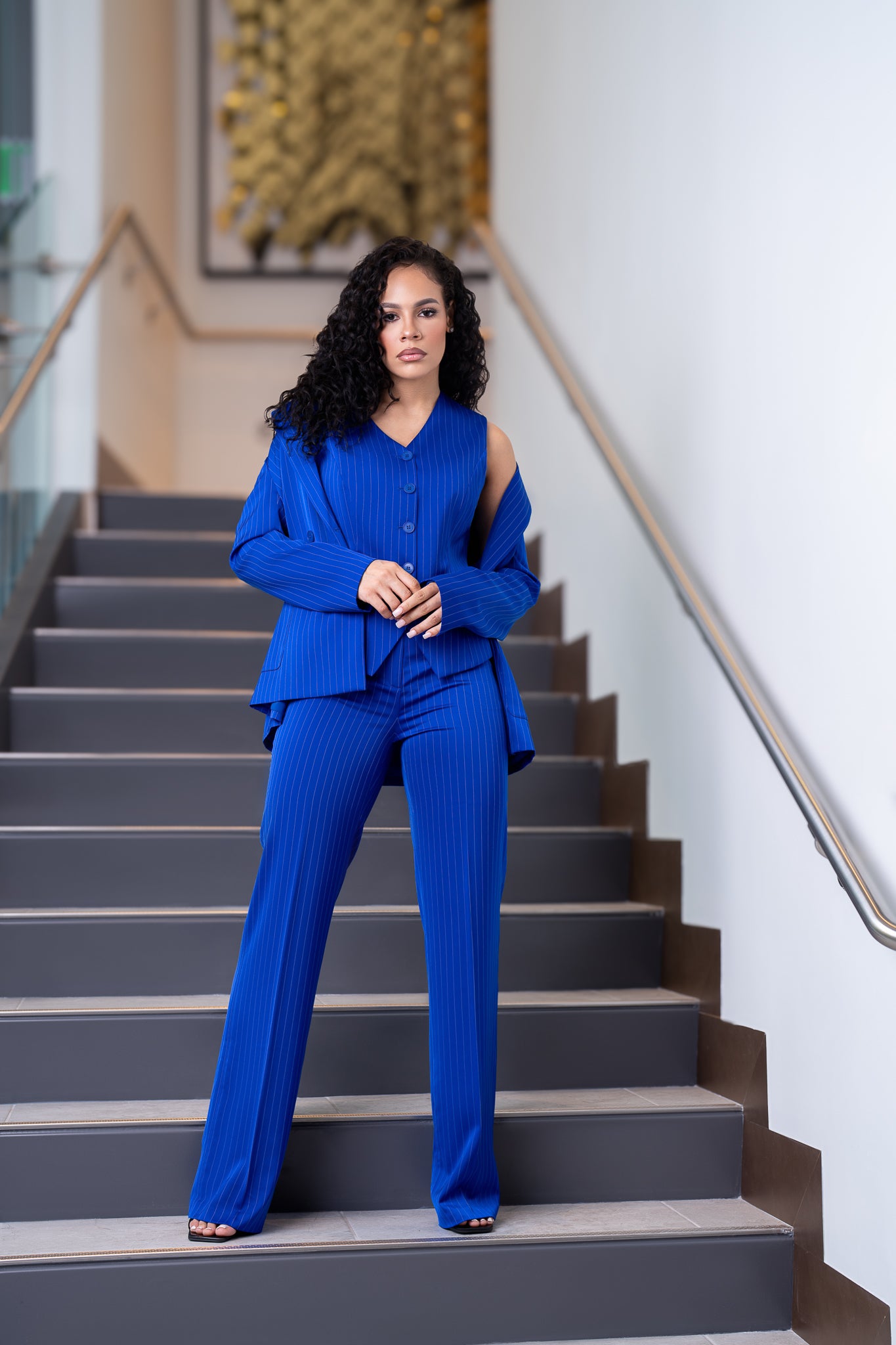 Executive Edge 3 Piece Suit - Belle Distinguèe