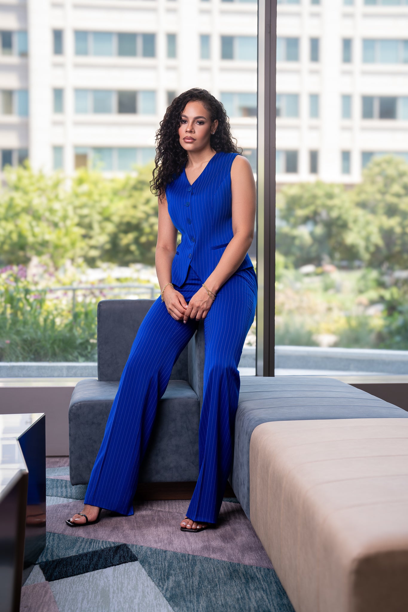 Executive Edge 3 Piece Suit - Belle Distinguèe