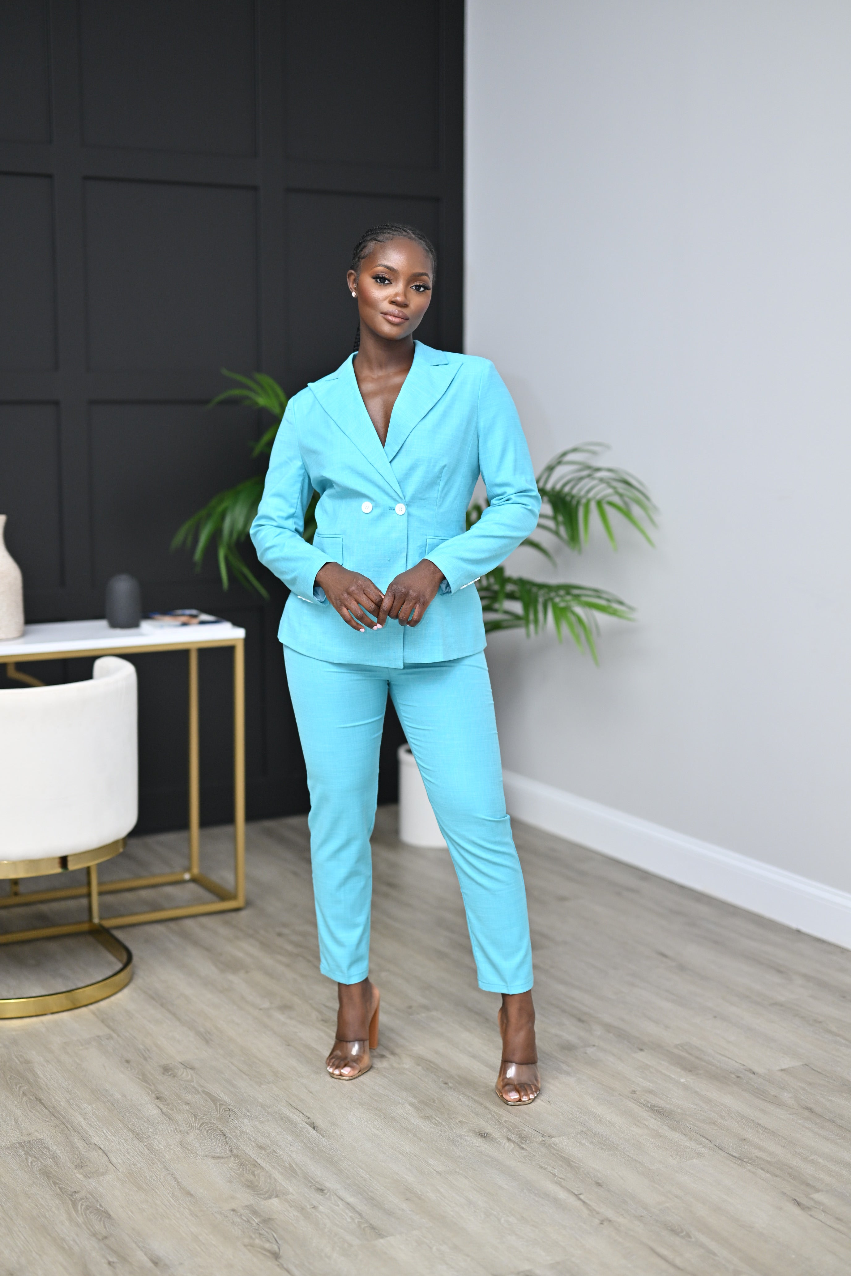 Out of the Blue Suit - Belle Business Wear 