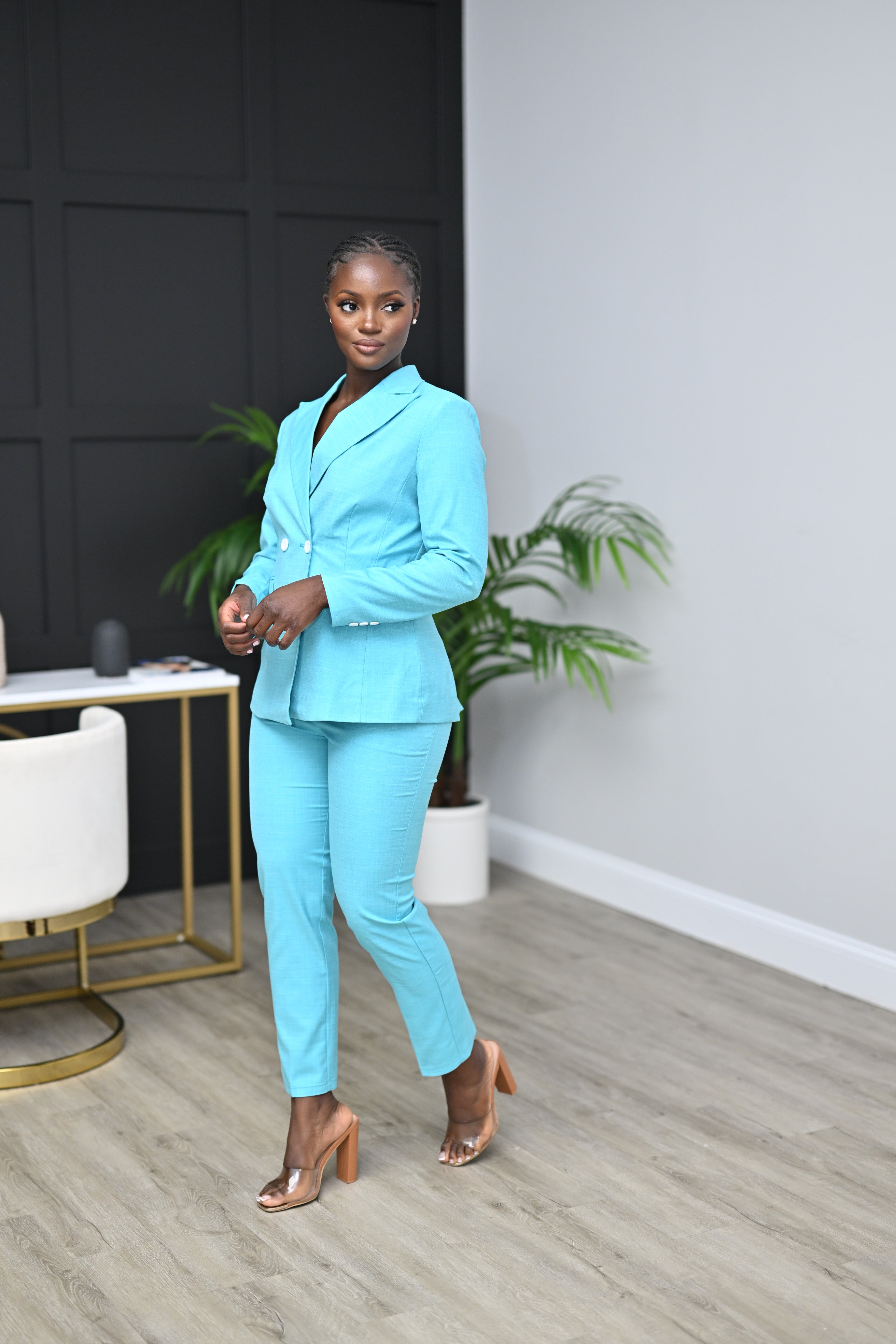 Out of the Blue Suit - Belle Business Wear