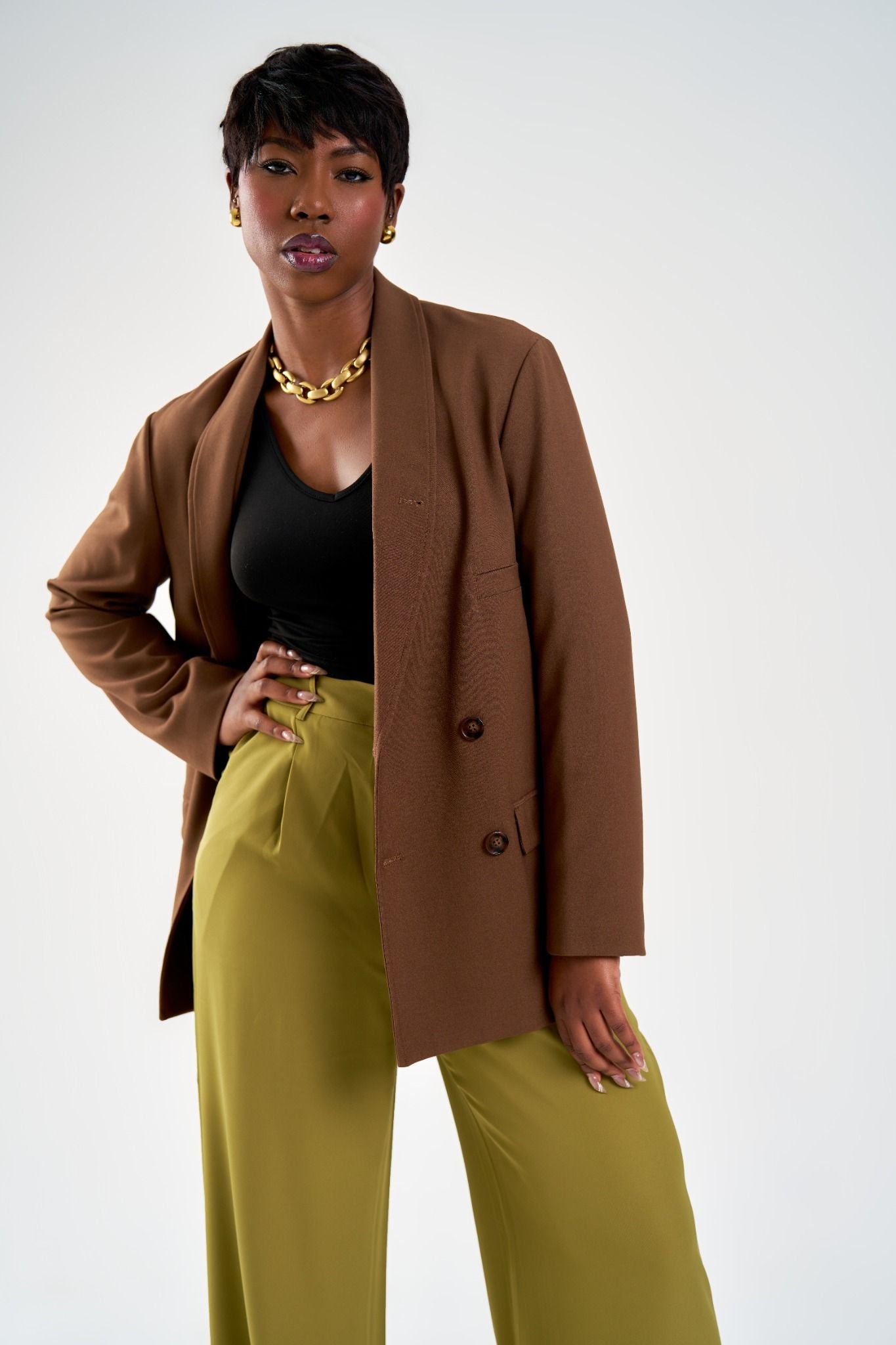 Zara Double Breasted Blazer