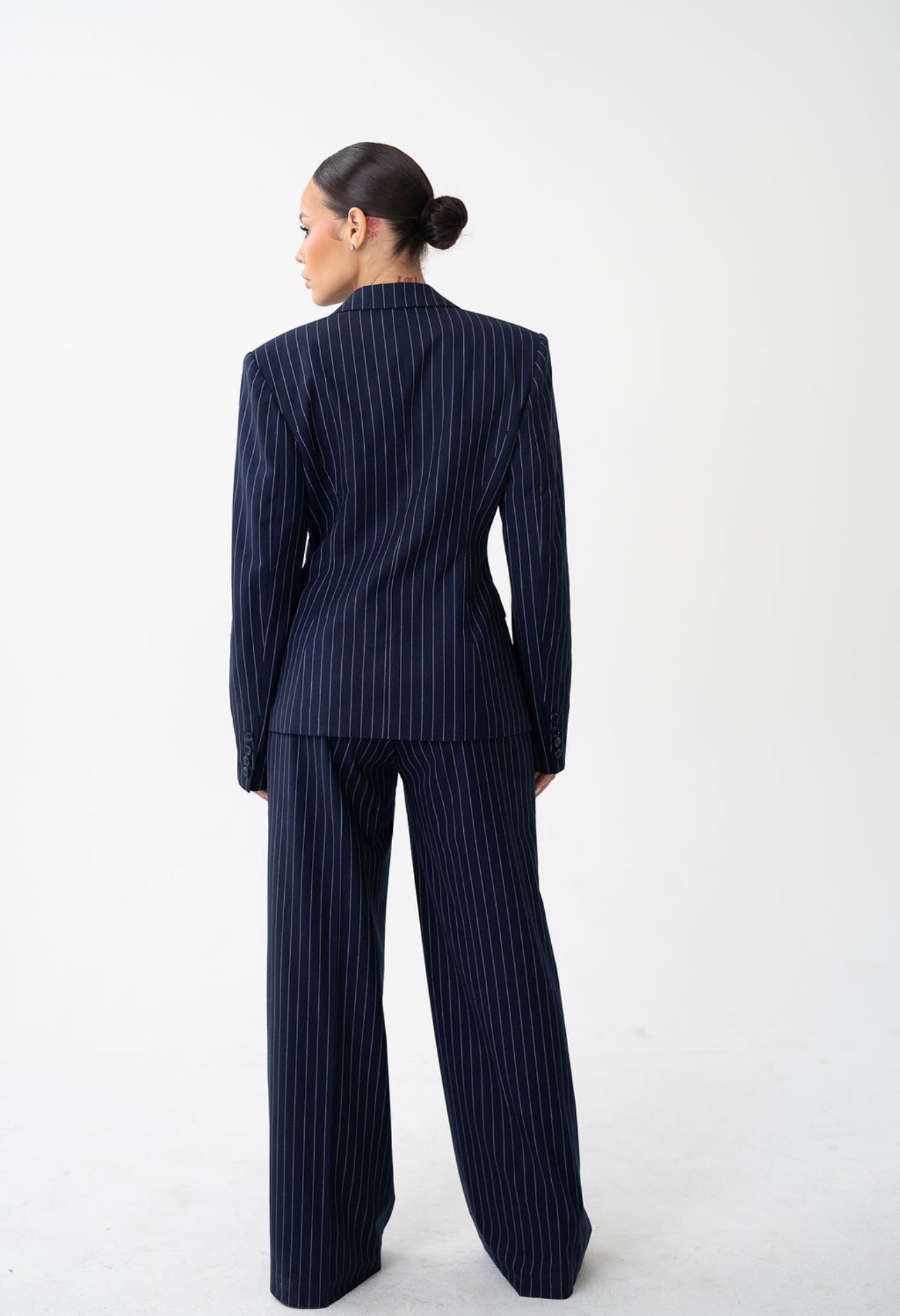 Milan Navy Pinstripe Suit