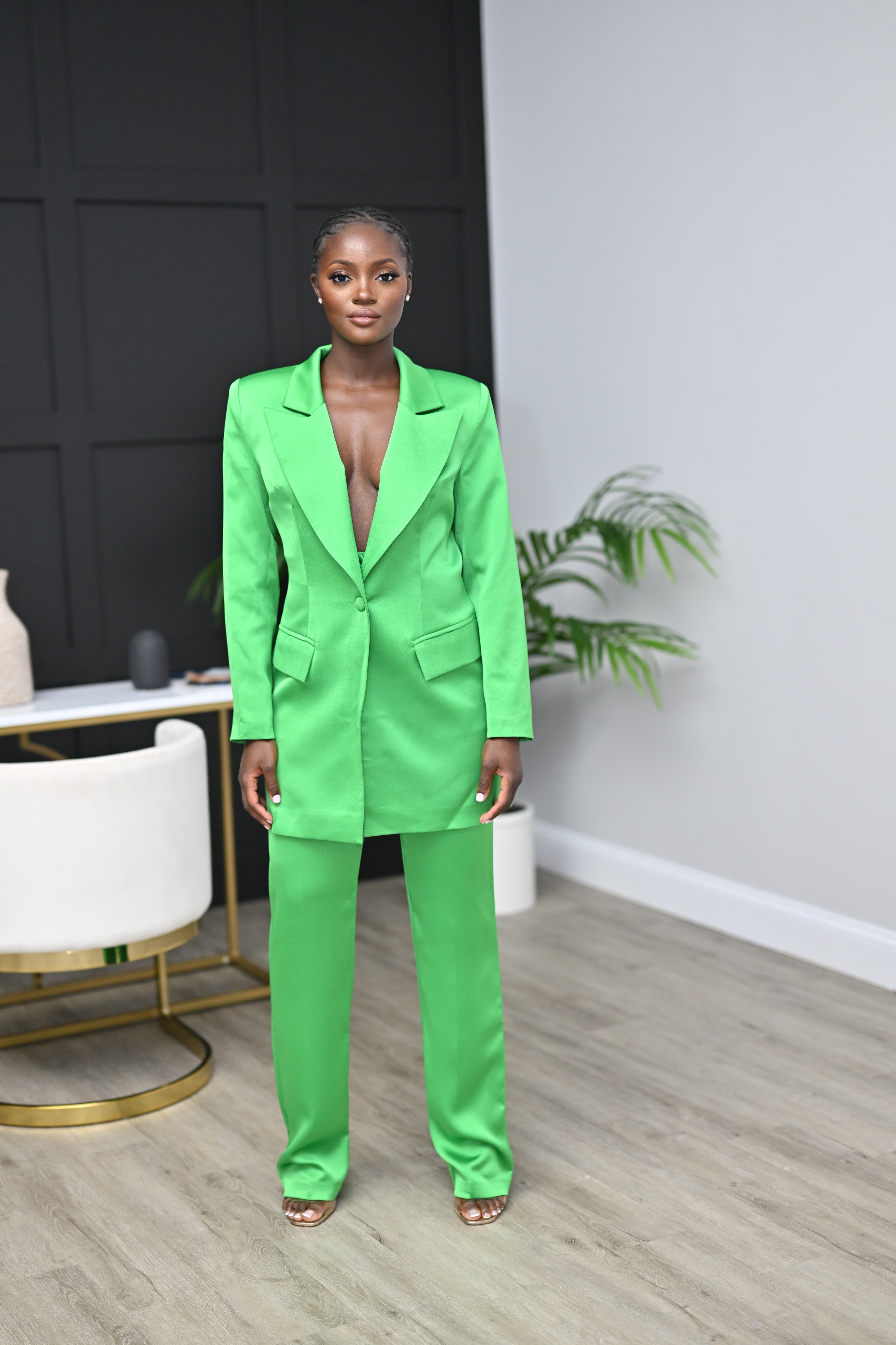 Sophisticated Suit - Green - Belle Business Wear 