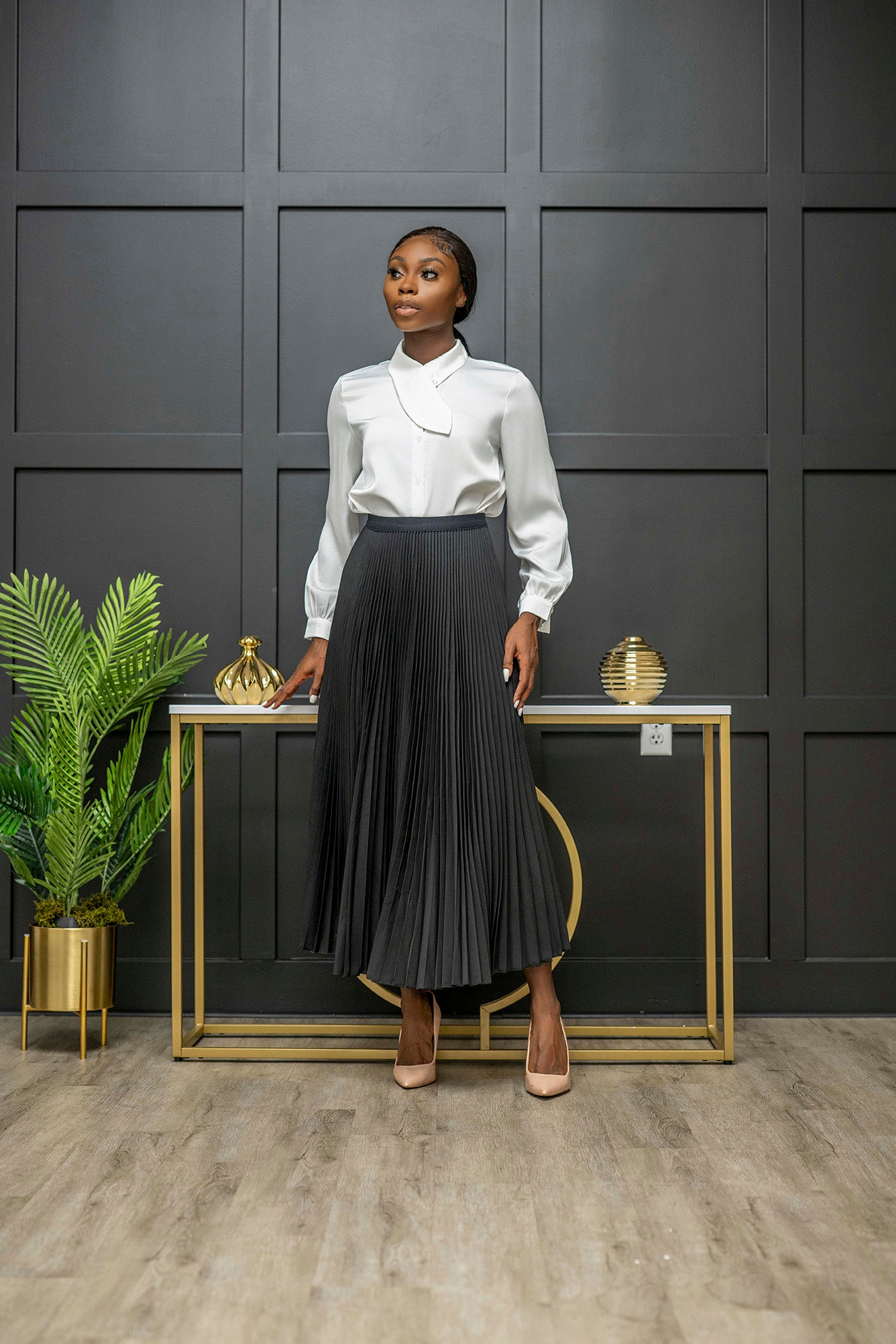 Leading Lady Skirt (Black) - Belle Business Wear 